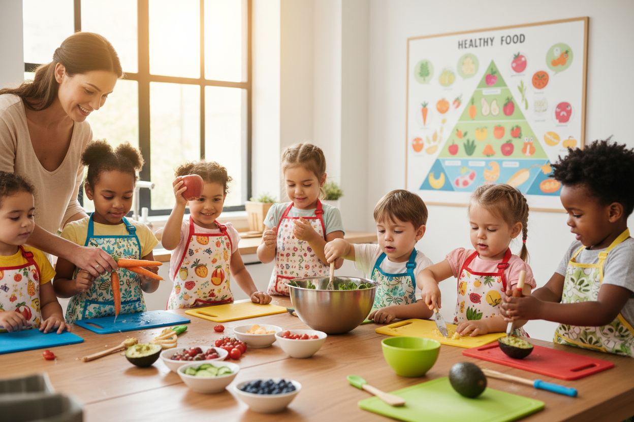 Comment associer cuisine et éducation à la santé dès le plus jeune âge