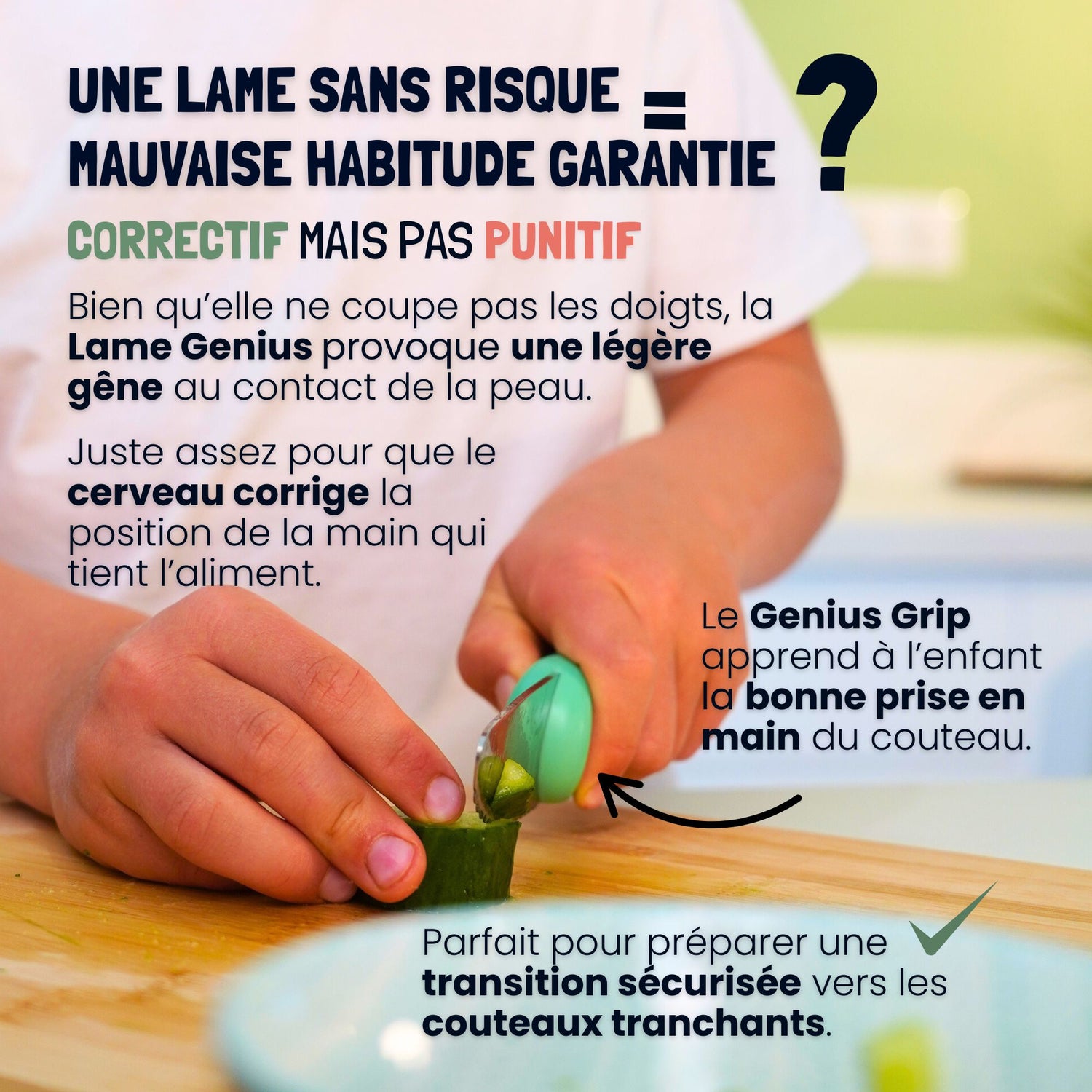 Couteau éducatif Genius Cut®