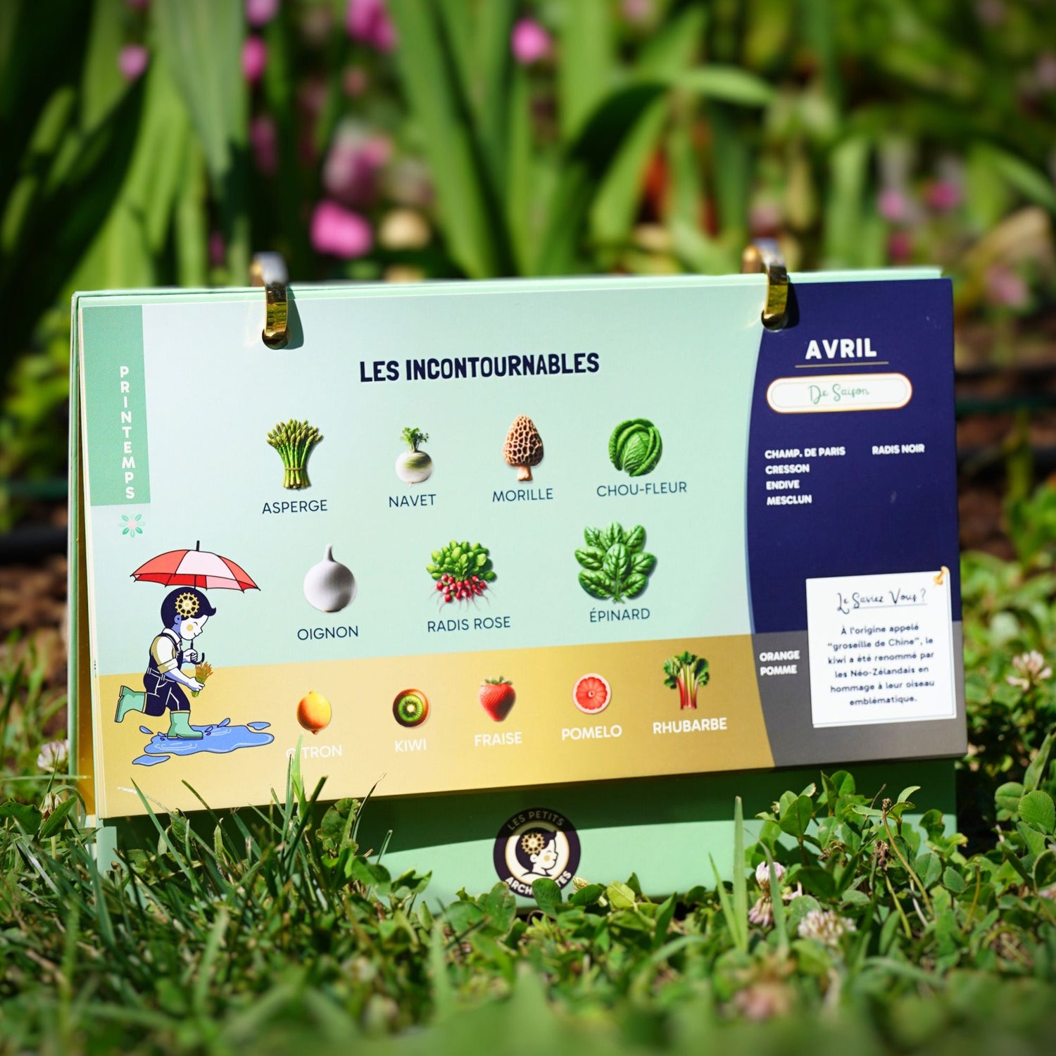 Calendrier Fruits & Légumes de Saison Genius Calendar®