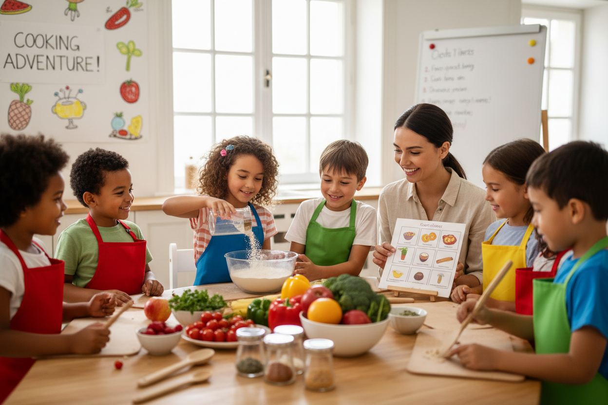 Cuisine pédagogique : les bienfaits sur l’éducation