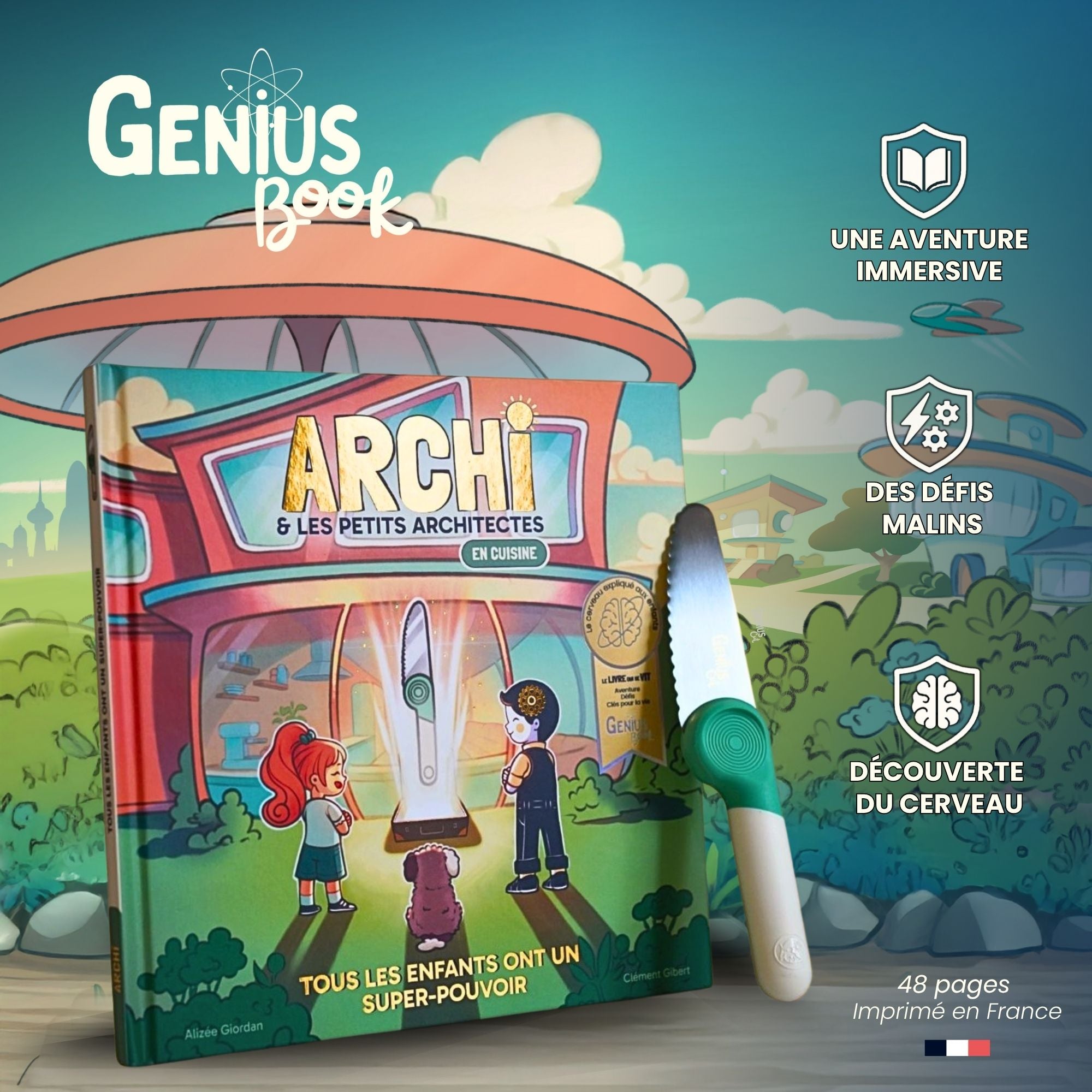 Genius Fun Genius Book® Fun Challenge Book – Les Petits Architectes